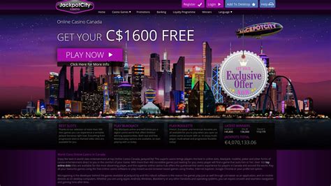 JackpotCity Casino Review For Norway .